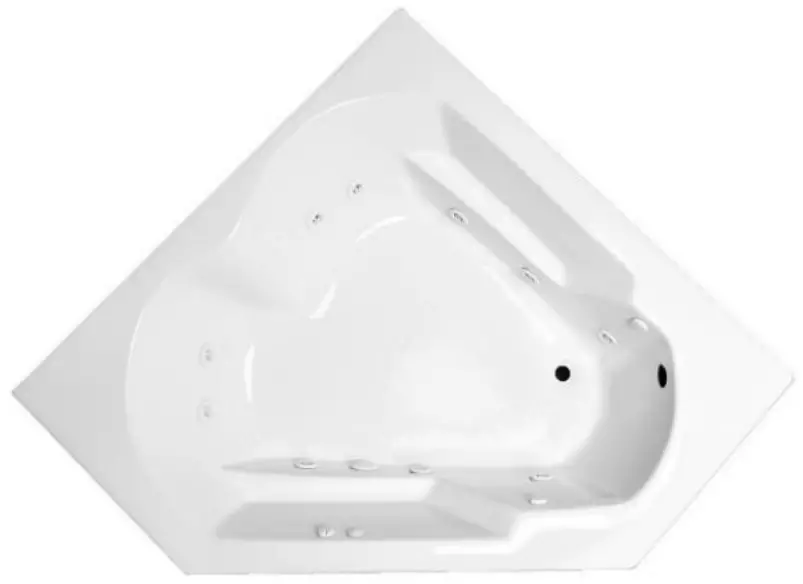 Laurel Mountain AFTON 63 X 34 Inch Drop In Acrylic Combo Bath