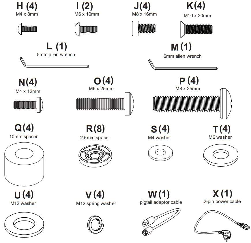 peerless AV PR598 M Flat Panel Motorised Trolley - Figure 7