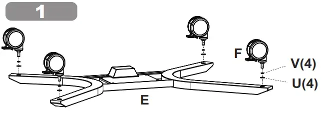 peerless AV PR598 M Flat Panel Motorised Trolley - Figure 8