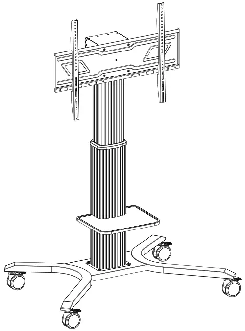 peerless AV PR598 M Flat Panel Motorised Trolley