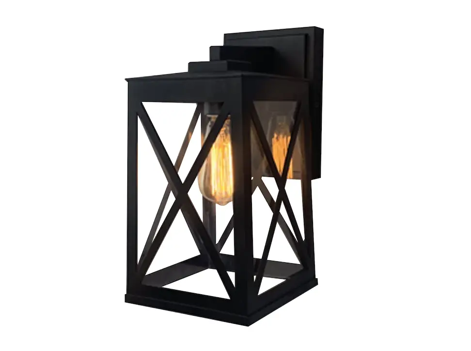 Harbor Breeze Wl137mbk St. Joseph 1-light 13 Inch Black Outdoor Wall Light Instruction Manual Harbor Breeze Wl137mbk St. Joseph 1-light 13 Inch Black Outdoor Wall Light Instruction Manual