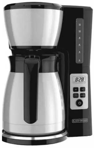 BLACK DECKER CM2046 12-Cup Thermal Programmable Coffeemaker -.