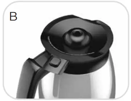 BLACK DECKER CM2046 12-Cup Thermal Programmable Coffeemaker - prewarm