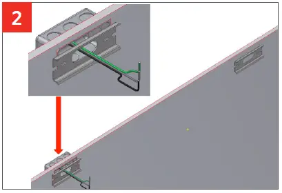PEERLESS SQW4 Square Wall LED Indirect 4