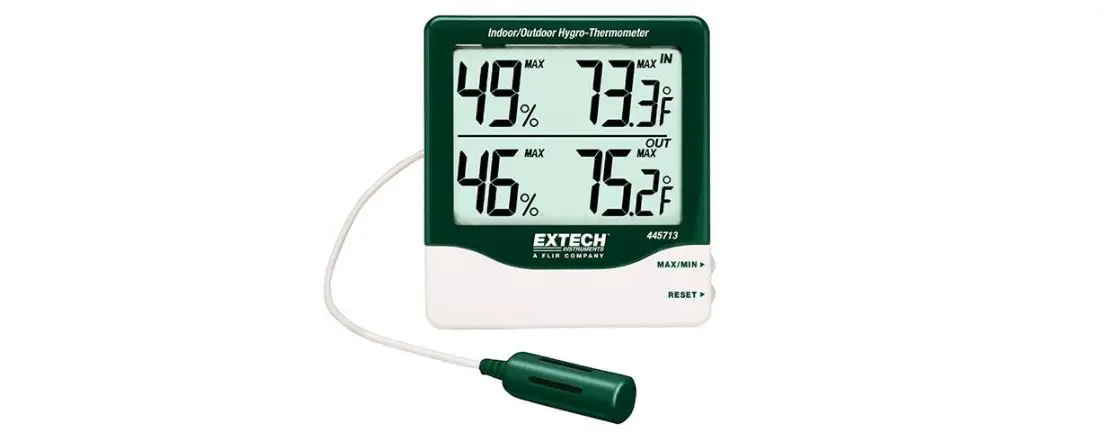Extech 445713 Big Digit Indoor/outdoor Hygro-thermometer User Guide Extech 445713 Big Digit Indoor/outdoor Hygro-thermometer User Guide