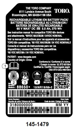 TORO-66810-Flex-Force-Power-System-60V-MAX-Battery-Packs-and-Chargers-FIG-11