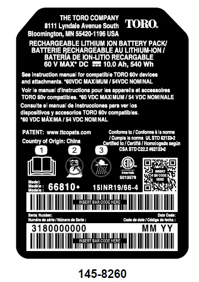 TORO-66810-Flex-Force-Power-System-60V-MAX-Battery-Packs-and-Chargers-FIG-6