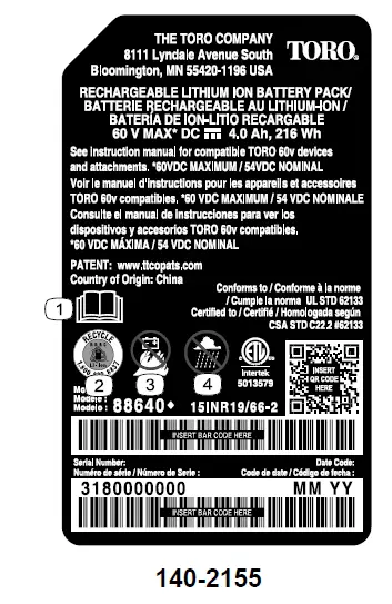 TORO-66810-Flex-Force-Power-System-60V-MAX-Battery-Packs-and-Chargers-FIG-9