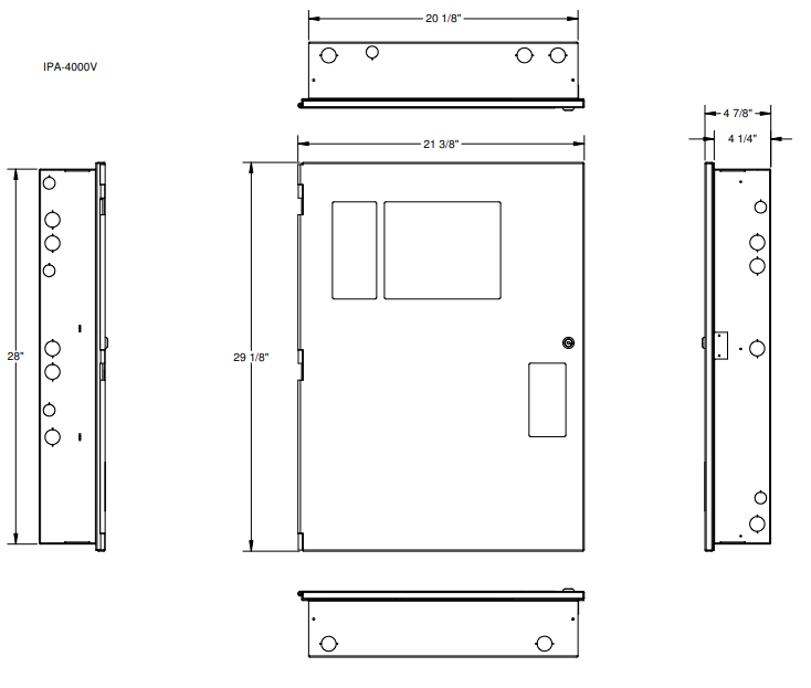 POTTER IPA-4000V Fire Alarm Control Panel - fig