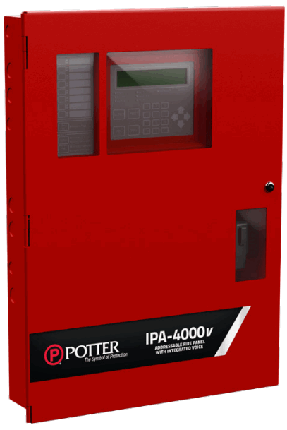 POTTER IPA-4000V Fire Alarm Control Panel