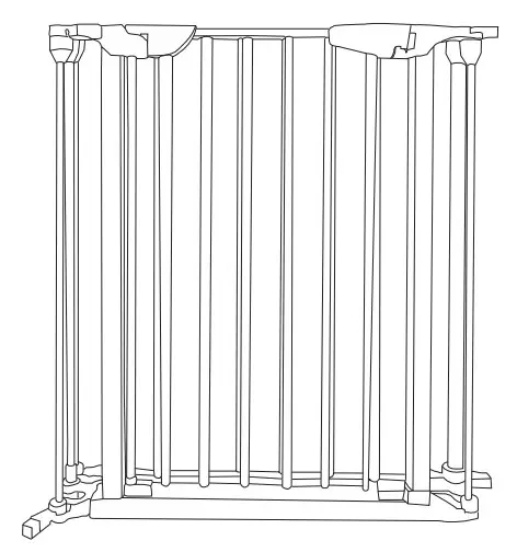 JAXSUNNY HG61U0721 6 Panel Metal Fireplace Baby Gates Hearth Gate Product