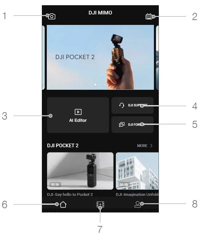 DJI Mimo App