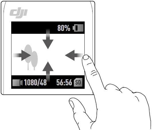 Operating the Touchscreen