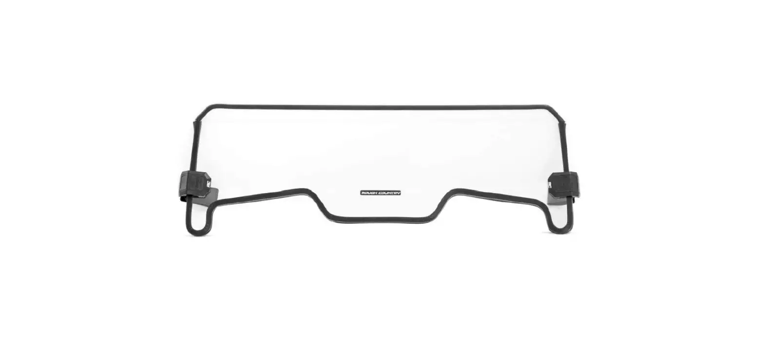 Rough Country 92198192011 Polaris Rzr 1000xp 4wd Half Windshield Scratch Resistant Installation Guide