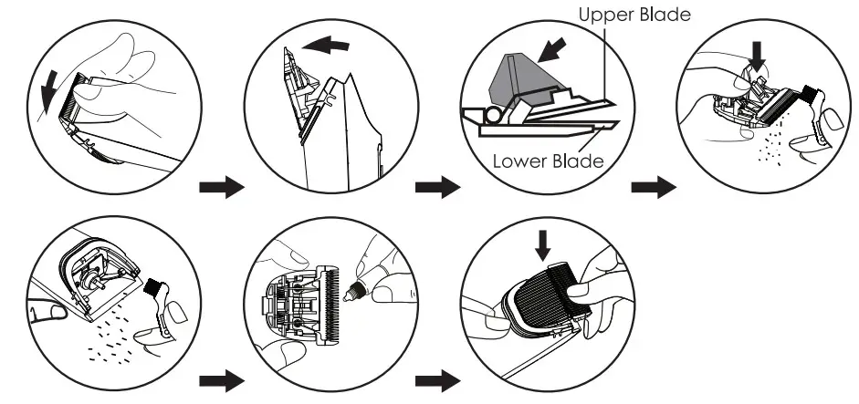 PATPET Pet Grooming Clipper 720 -Cleaning
