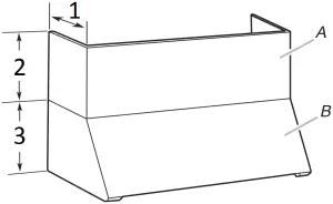 KitchenAid KVWC906KSS - Optional Full-Width Duct Cover Installations