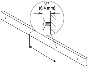KitchenAid KVWC906KSS - Range Hood Mounting Screws Installation 3