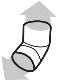 KitchenAid KVWC906KSS - Vent Piece - 45°