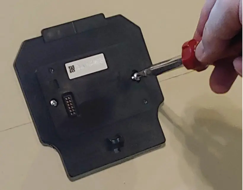 Secure power box to wall box