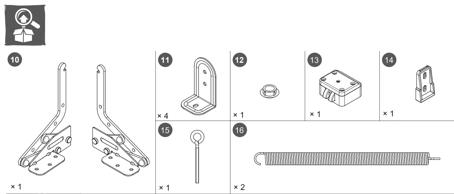 KingFisher 3663602522492 3 Section 12 Tread Insulated Hatch Folding Loft ladder Kit - fig1