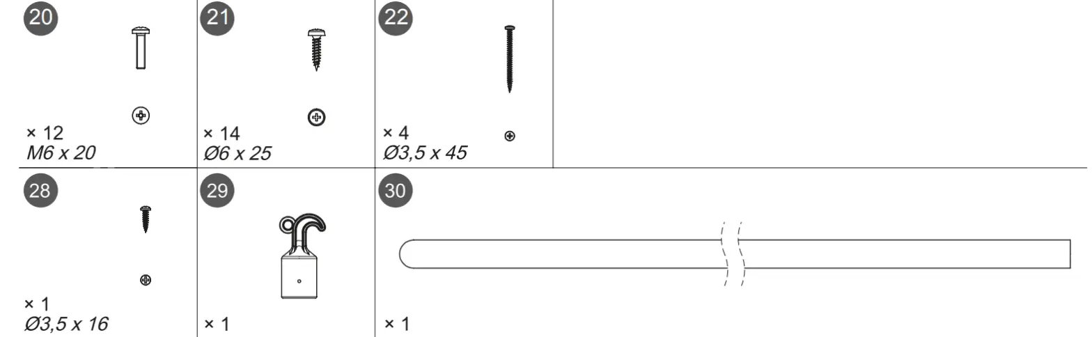 KingFisher 3663602522492 3 Section 12 Tread Insulated Hatch Folding Loft ladder Kit - fig3