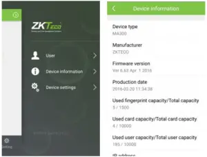 Bluetooth-App-screen-display