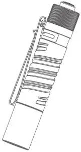 OLIGHT i5T 300 Lumens Slim EDC Flashlight