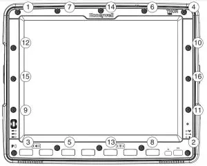 Honeywell Thor VM3 Field Replaceable Front-panel cover