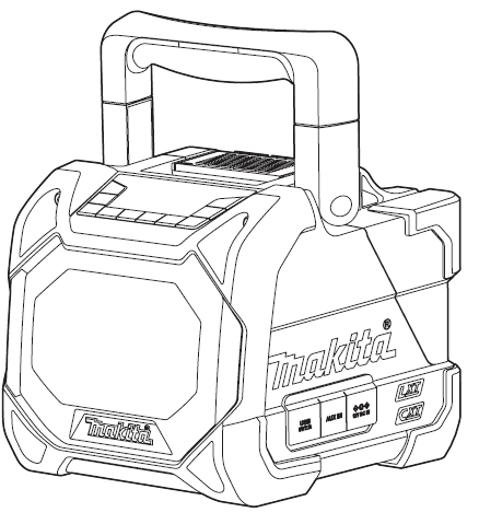 makita XRM11 Cordless Job Site Speaker