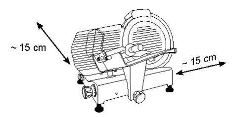 MODENA Meat Slicer User Manual - Installation