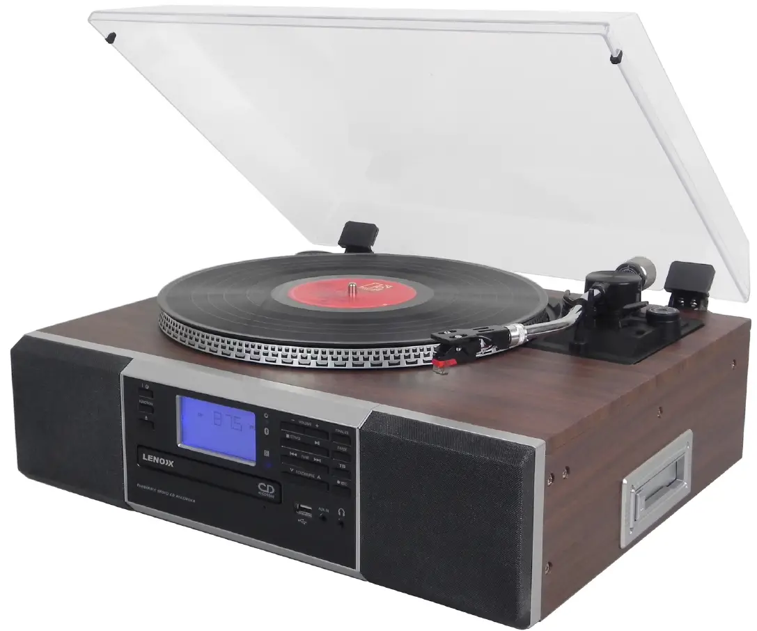 LENOXX BCD120 CD Recorder Music System with Encode and Bluetooth