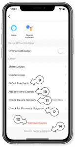 HOLMAN CLXRGB60 Garden Light WiFi Controller - CHOOSING SCENE DISPLAY 4