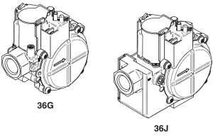 WHITE RODGERS 36G22 DSI and HSI Single Stage Combination Gas Valve