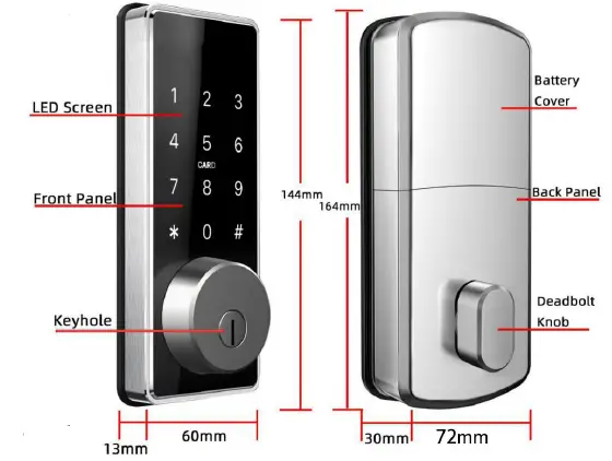 Guangzhou Lightsource Electronics T01A-TYAZ Smart Lock fig 1