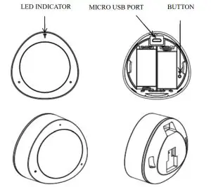 Hank Smart Tech HKSWL MS08 Motion Sensor - FIGURE 1