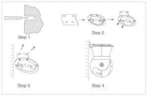 kogan KAODPNTSP2A Smarterhome Outdoor Pan and Tilt - Wall Mounting