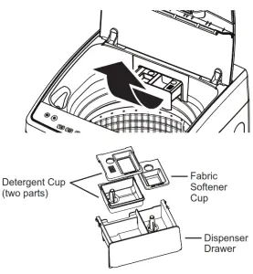 GE Appliances GNW128P Portable Washer - Drawer