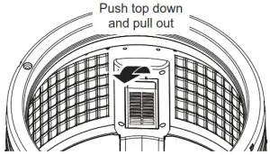 GE Appliances GNW128P Portable Washer - Lint Filter