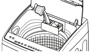 GE Appliances GNW128P Portable Washer - drawer,