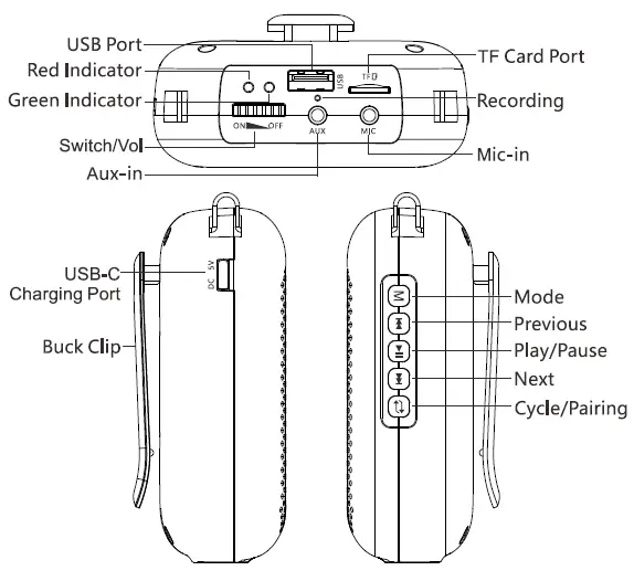 Shanghai Norwii Technology S358 Portable Digital Voice Amplifier 1