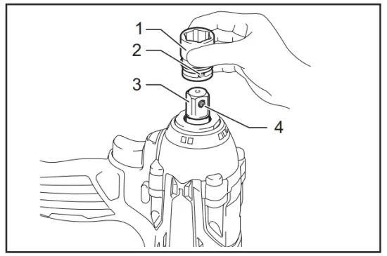 Tool with the detent pin