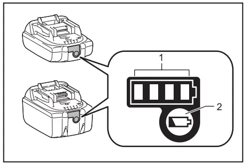 Indicating the remaining battery capacity