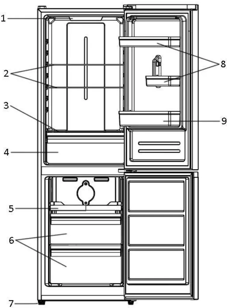emerio COM 125625 5 Freezer combi - ILLUSTRATION