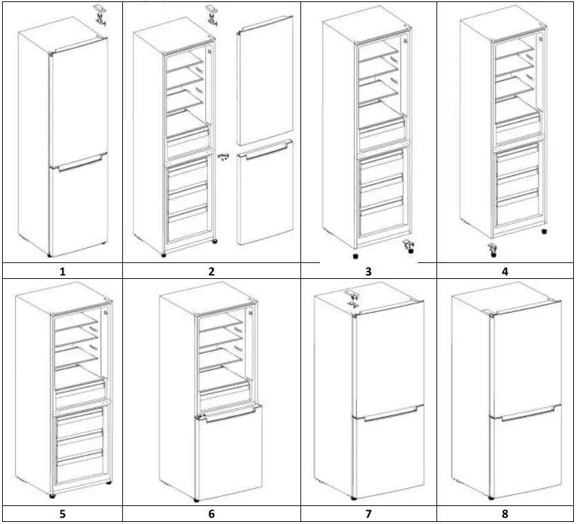 emerio COM 125625 5 Freezer combi - fig1
