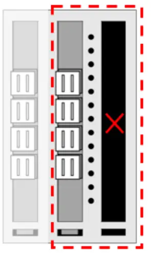 H3 Falcon 4205 GPU PcIe Expansion Chassis - Host Ports 2
