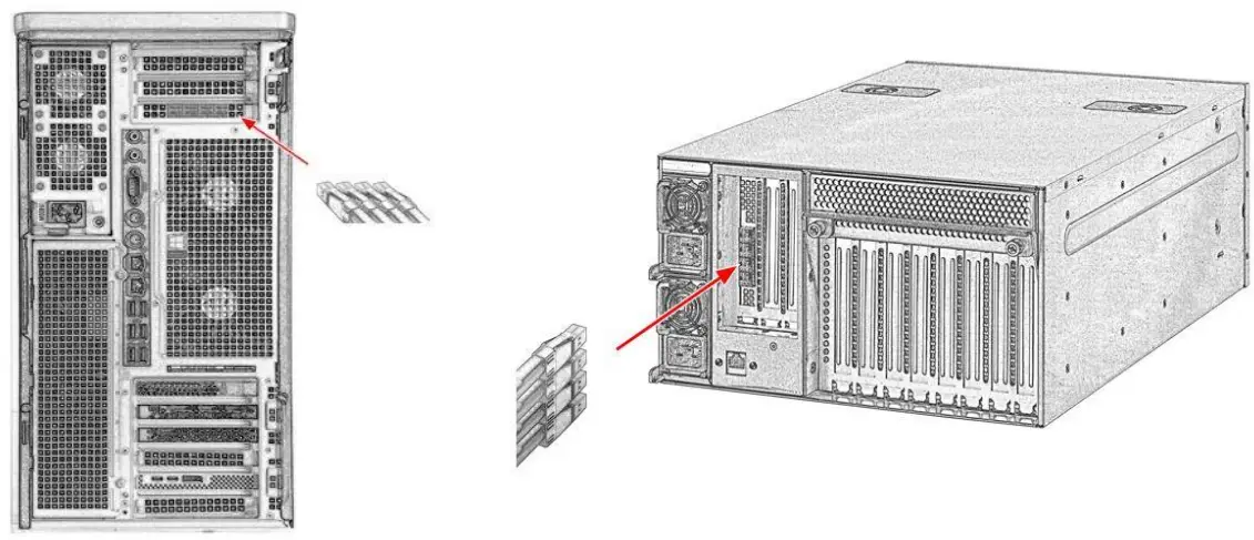 H3 Falcon 4205 GPU PcIe Expansion Chassis - chassis to host