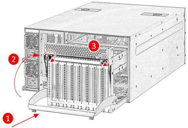 H3 Falcon 4205 GPU PcIe Expansion Chassis - chassis