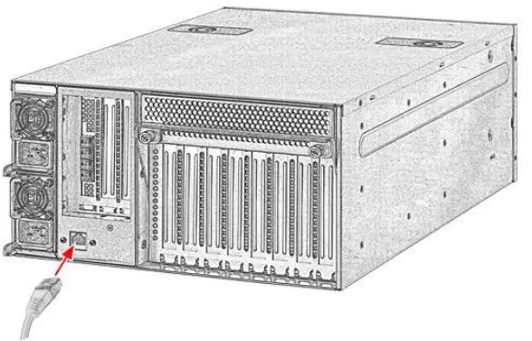 H3 Falcon 4205 GPU PcIe Expansion Chassis - management port