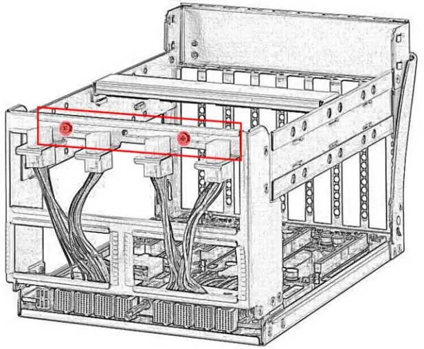H3 Falcon 4205 GPU PcIe Expansion Chassis - position