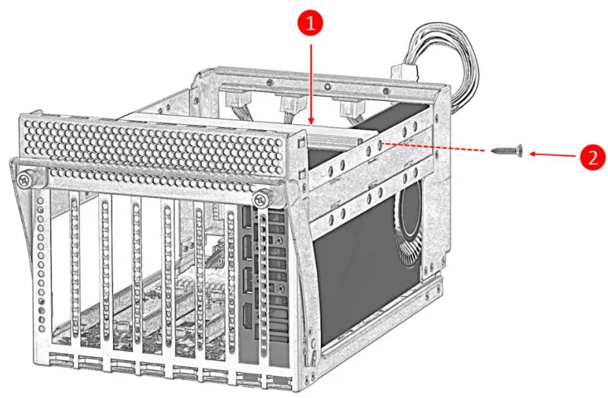 H3 Falcon 4205 GPU PcIe Expansion Chassis - stabilization